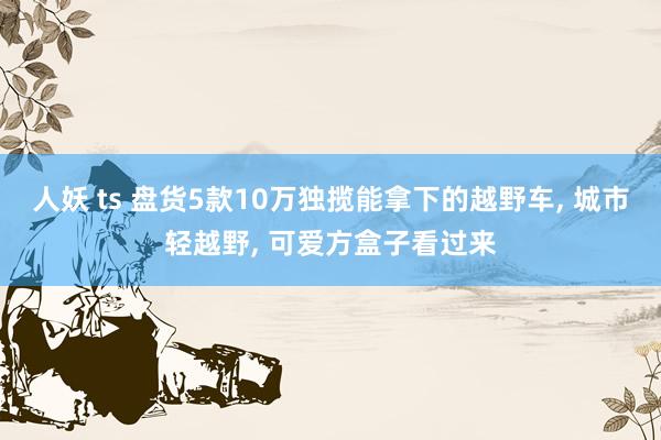 人妖 ts 盘货5款10万独揽能拿下的越野车, 城市轻越野, 可爱方盒子看过来