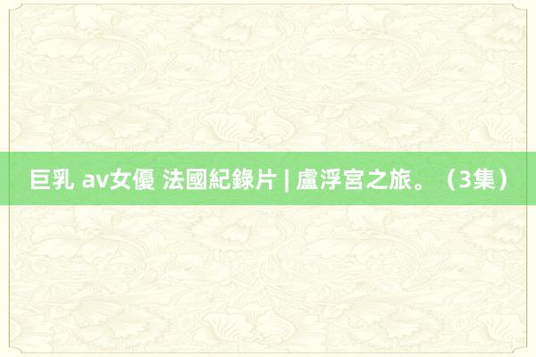 巨乳 av女優 法國紀錄片 | 盧浮宮之旅。（3集）